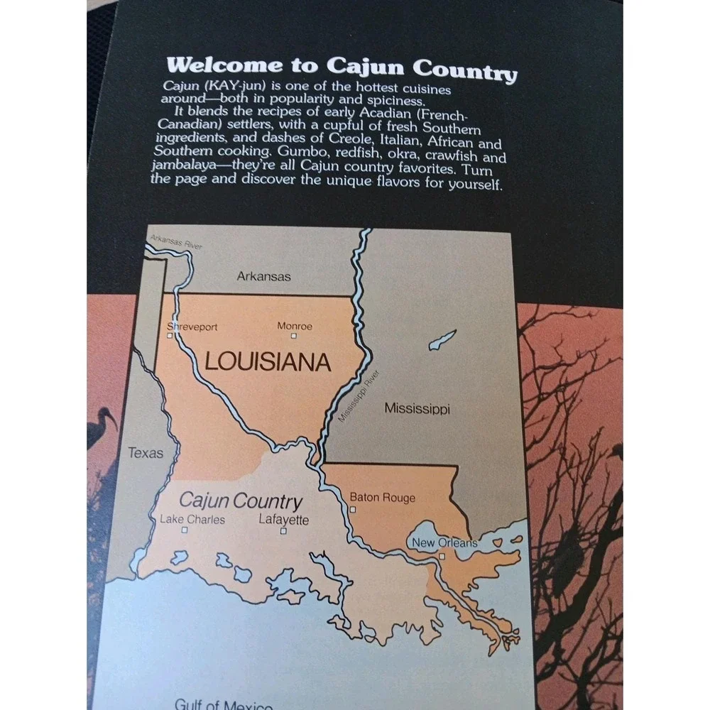 Better Homes and Gardens Cookbook‎ Cajun Cooking Hardcover 1987 Vintage